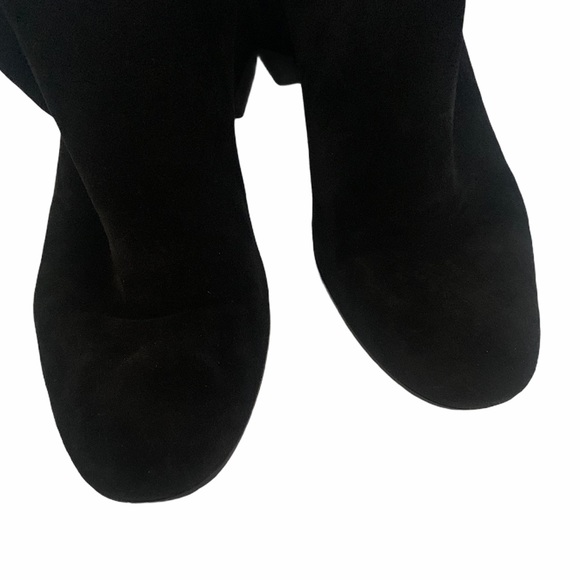 Via Spiga Mellie Black Suede Knee High Boots - Picture 5 of 7